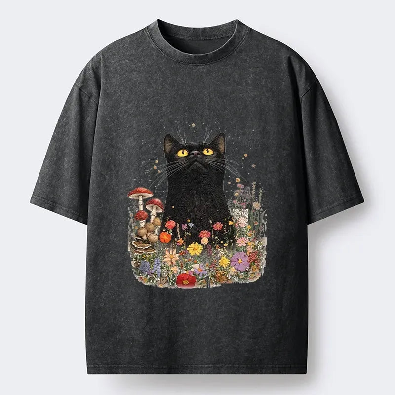 Vintage Japanese Cat Casual Shirt