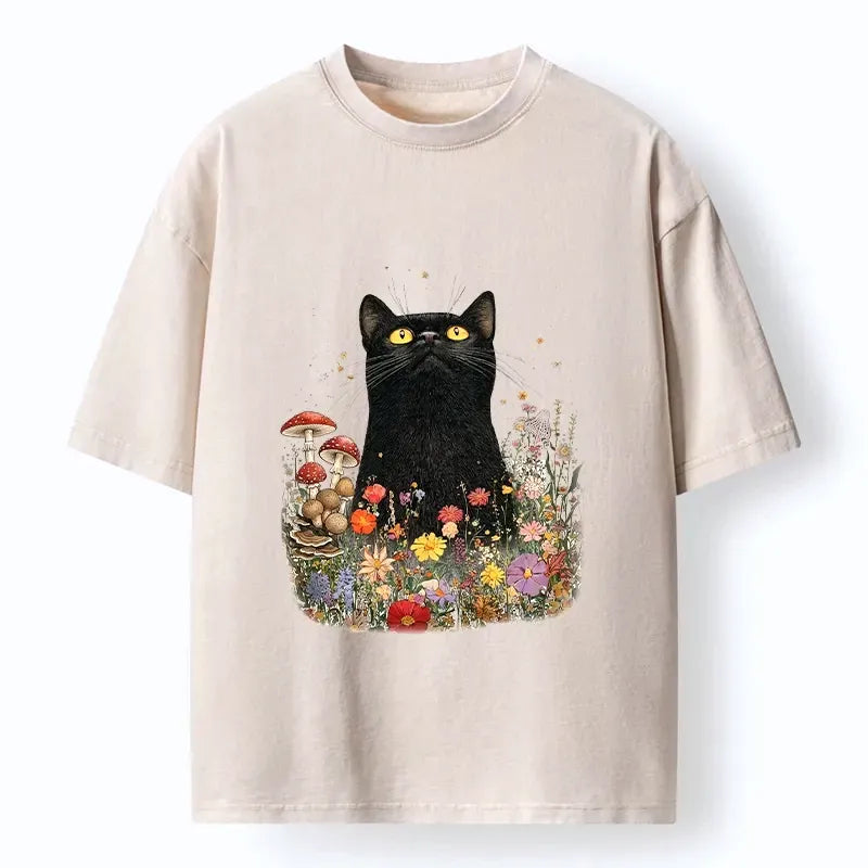 Vintage Japanese Cat Casual Shirt