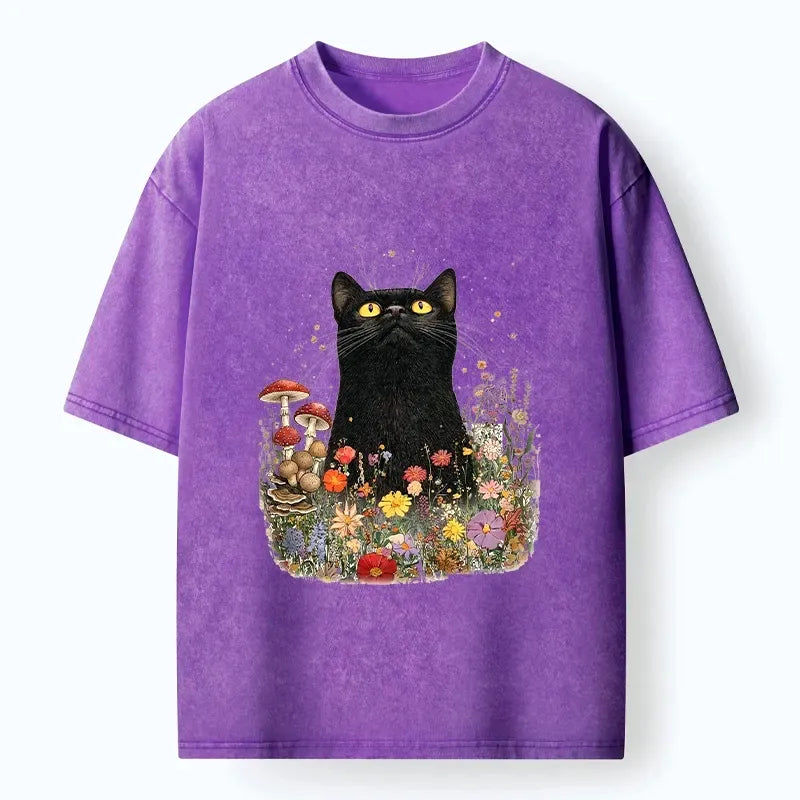 Vintage Japanese Cat Casual Shirt