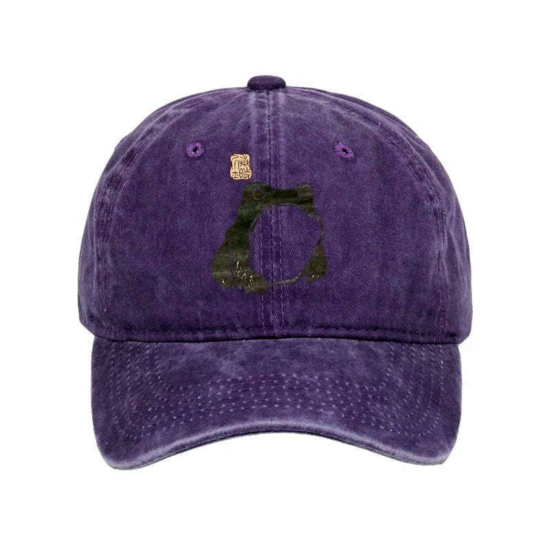 Japanese washed cap for daily wear