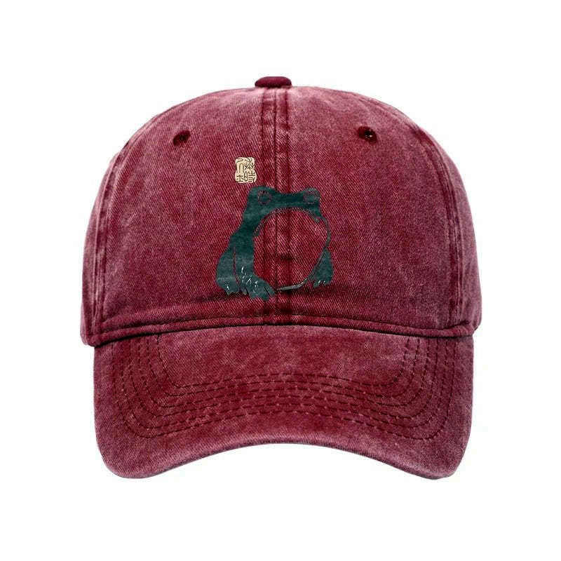 Japanese washed cap for daily wear