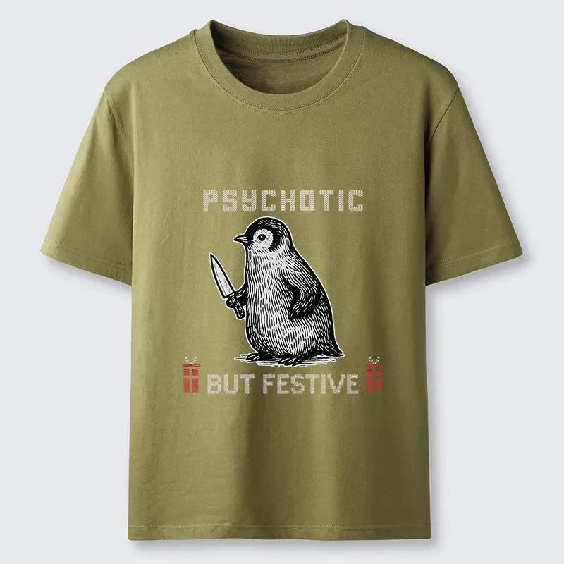 Overstimulated Festive Classic Tee for Holiday Special