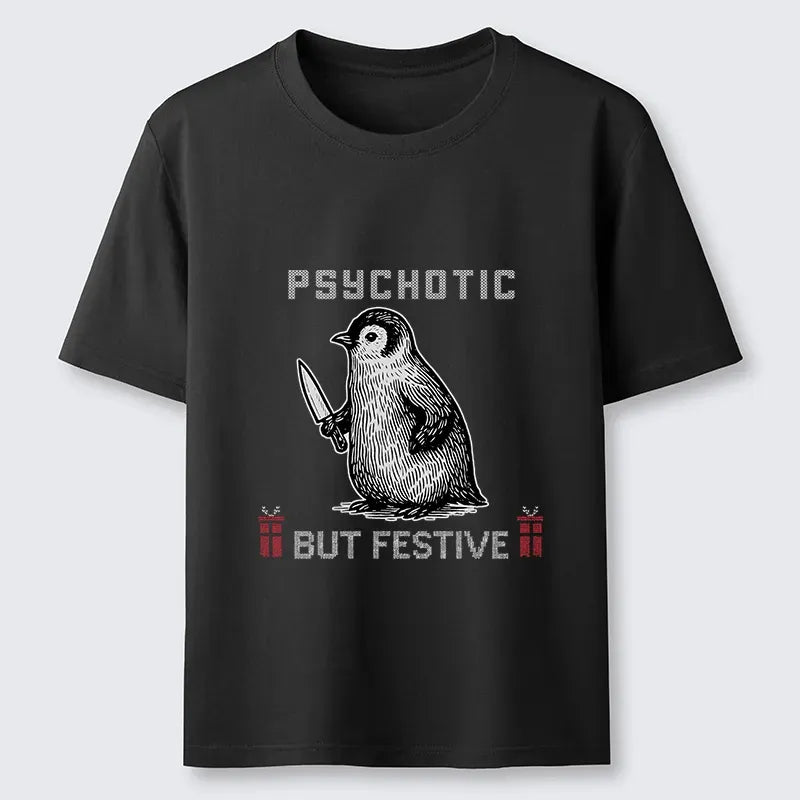 Overstimulated Festive Classic Tee for Holiday Special