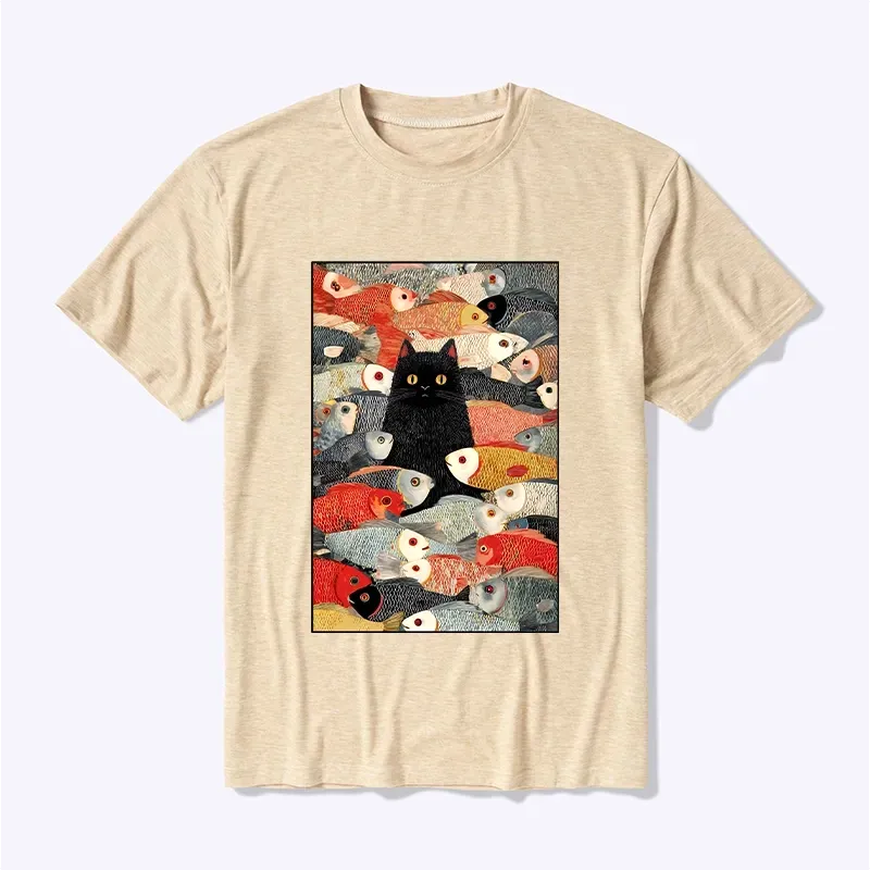 Ukiyo-e Cat T-Shirt Gift Idea