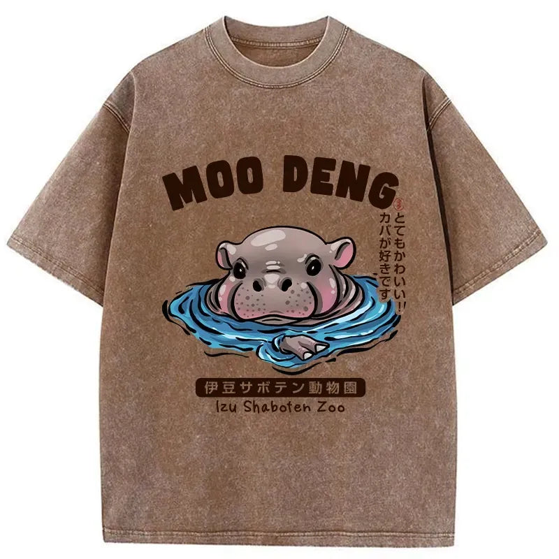 kyoto lion washed t shirt for daily wear