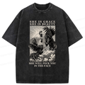 Kyoto-Lion Japanese Mountain Print Tee