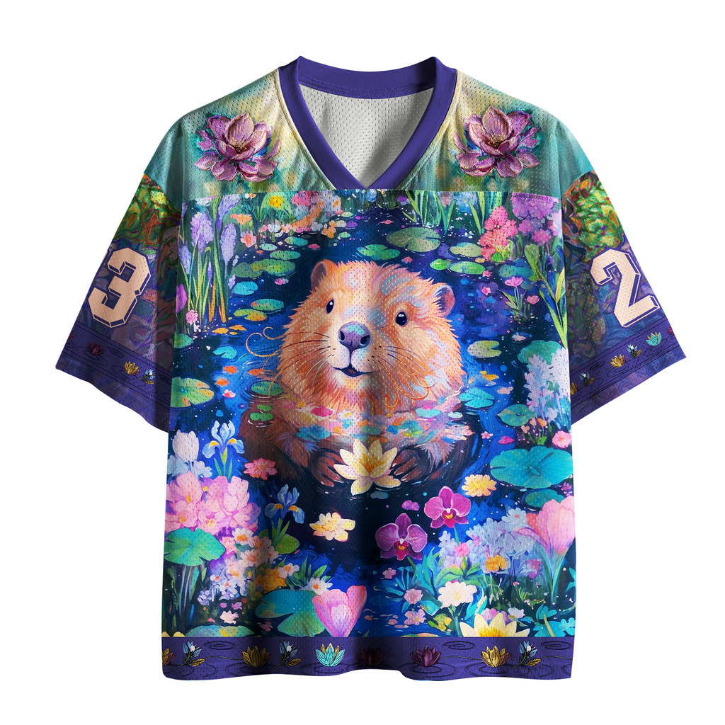 Japanese Ukiyo-e Mesh Jersey Unisex