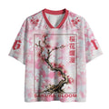 Kyoto-Lion Blossom Branch Mesh Jersey