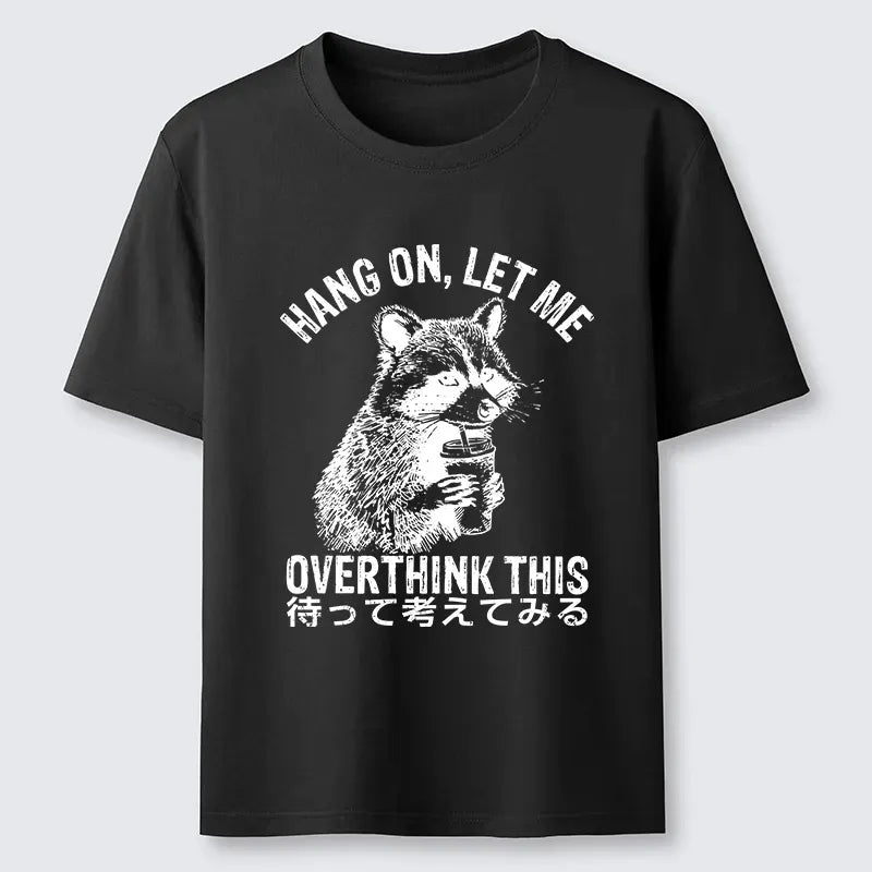 Kyoto-Lion Raccoon T-Shirt Free Shipping