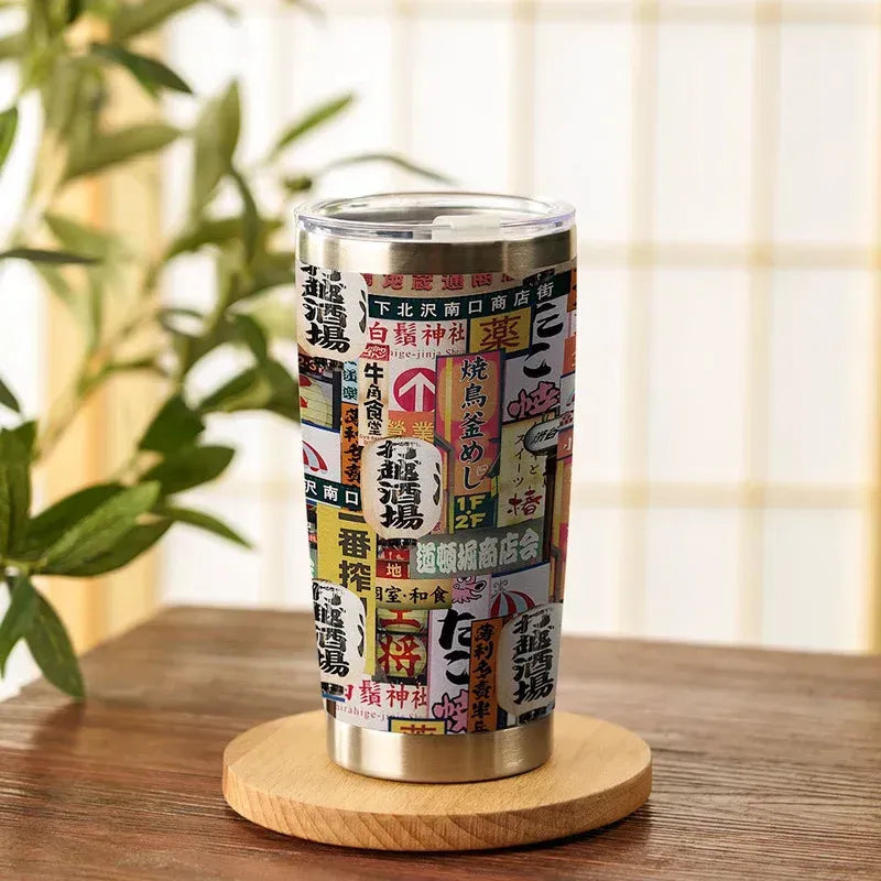 Tokyo Street Signs Tumbler for Daily Use