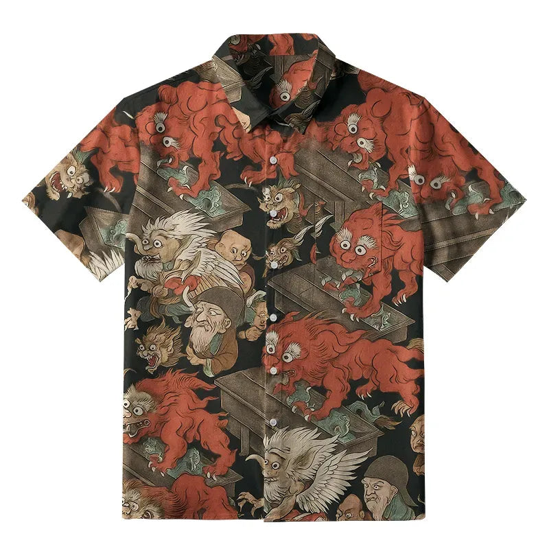 Kyoto Lion Japanese Mythical Shirt