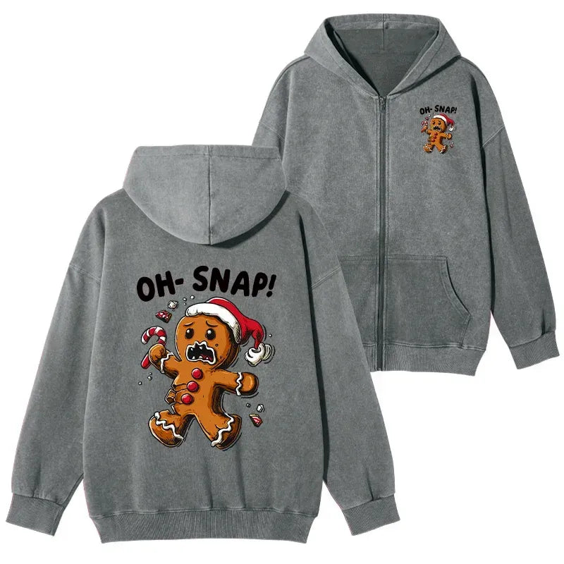 japanese streetwear washed zip hoodie