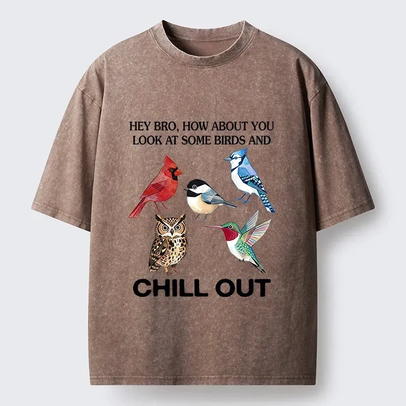 Japanese vintage washed t-shirt for daily wear