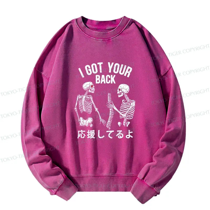 Washed Vintage Sweatshirt for Daily Wear