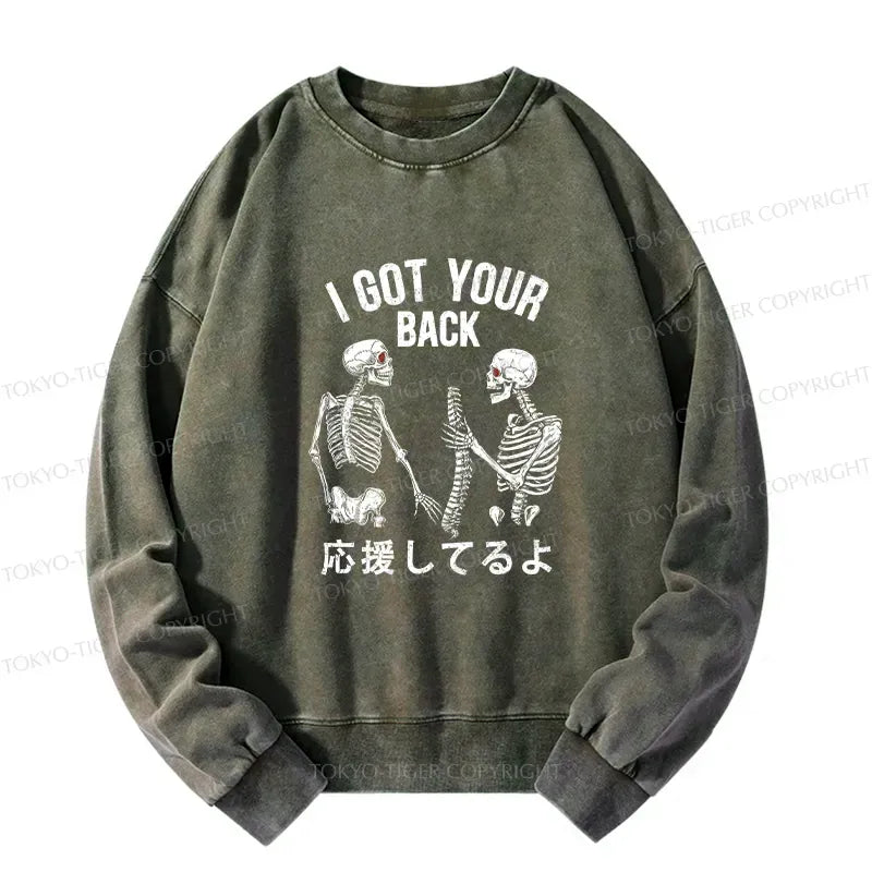 Washed Vintage Sweatshirt for Daily Wear