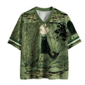 Japanese moon cat mesh jersey on sale