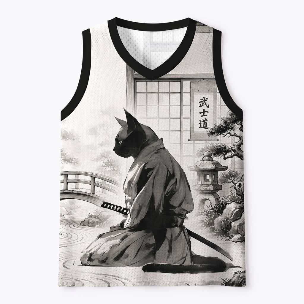 Ukiyo-e Cat Warrior Tank Top Best Seller