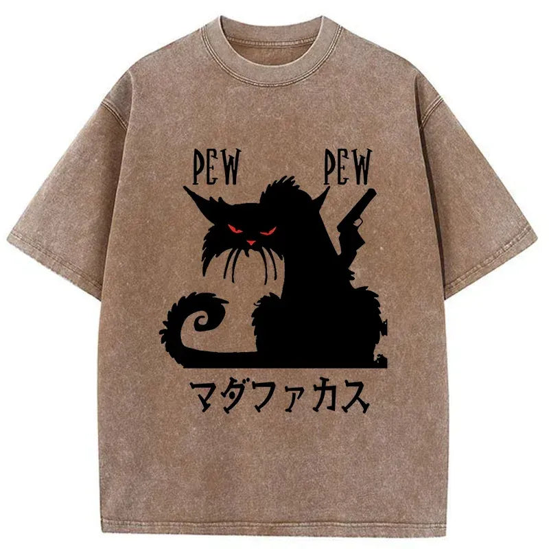 angry japanese cat tee best seller