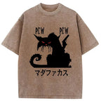 angry japanese cat tee best seller