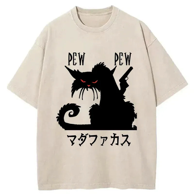 angry japanese cat tee best seller