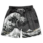 Kyoto Lion Mt Fuji Summer Beach Trunks