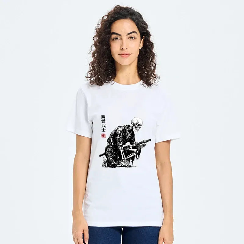 Vintage Samurai T-Shirt for Streetwear