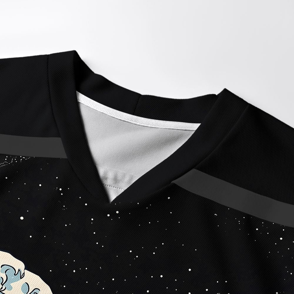 Kyoto-Lion Samurai Wave Long-Sleeve Hockey Jersey
