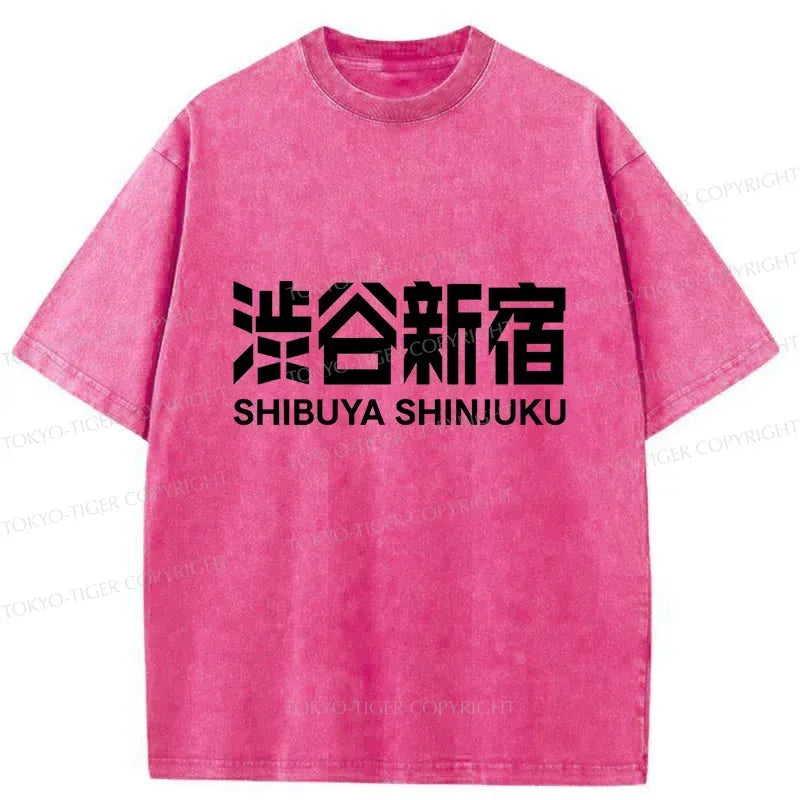Japanese Washed T-Shirt for Streetwear