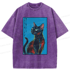 Kyoto-Lion Silent Vibrations Washed T-Shirt