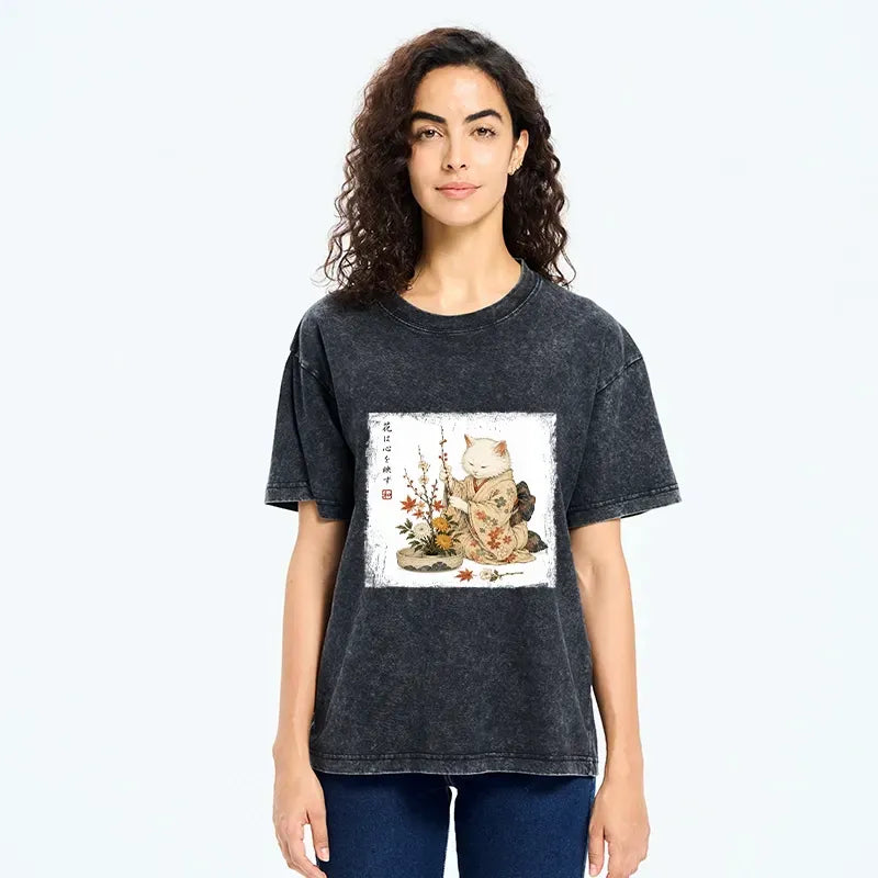 unisex washed t-shirt daily wear