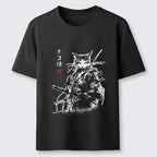 Vintage Ukiyo-e Cat Tee for Summer