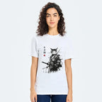 Vintage Ukiyo-e Cat Tee for Summer