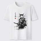 Kyoto-Lion Inkblade Samurai Cat Classic T-Shirt