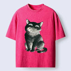 Japanese Black Cat T-Shirt