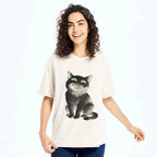 Japanese Black Cat T-Shirt