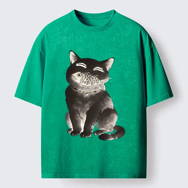 Washed Unisex Tee for Daily Wear