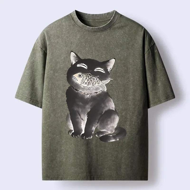 Washed Unisex Tee for Daily Wear