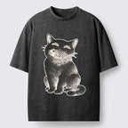 Japanese Black Cat T-Shirt
