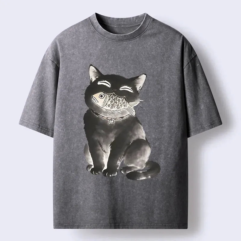 Washed Unisex Tee for Daily Wear