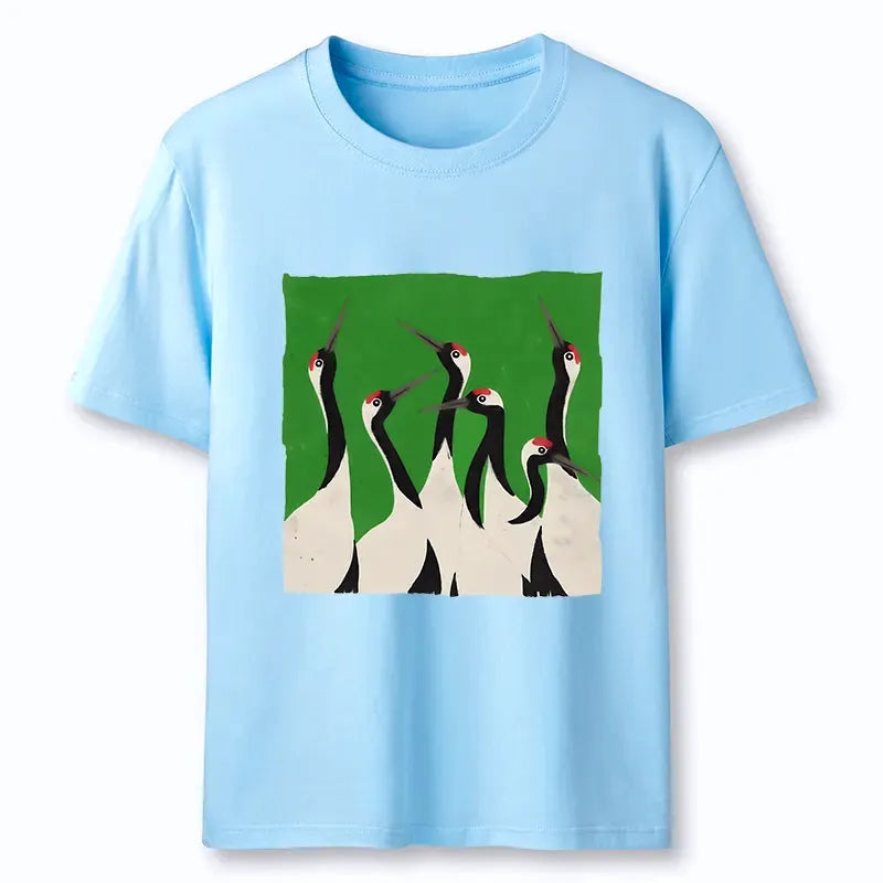 Kyoto-Lion Crane Flock Classic T-Shirt