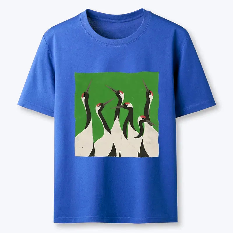 Japanese Crane Classic T-Shirt for Daily Wear