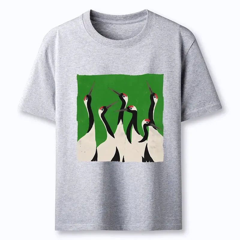 Kyoto-Lion Crane Flock Classic T-Shirt