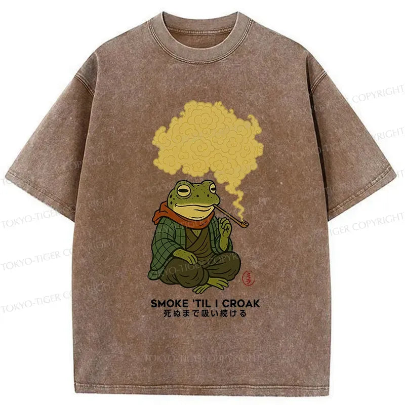 Japanese Washed T-Shirt for Daily Wear