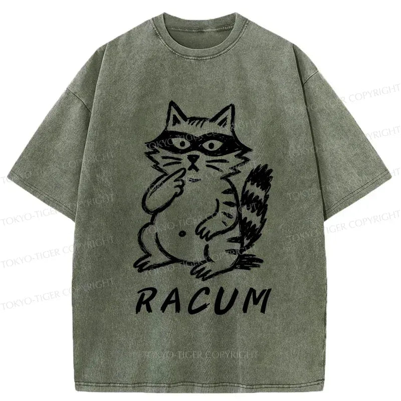 Cunning Raccoon Unisex Tee with Free Shipping