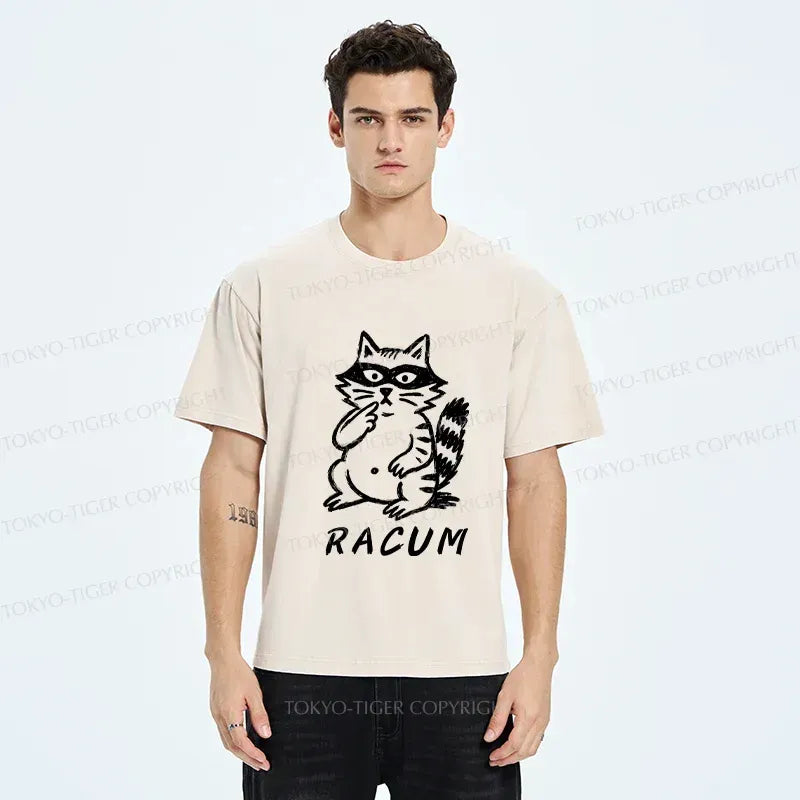 Cunning Raccoon Unisex Tee with Free Shipping