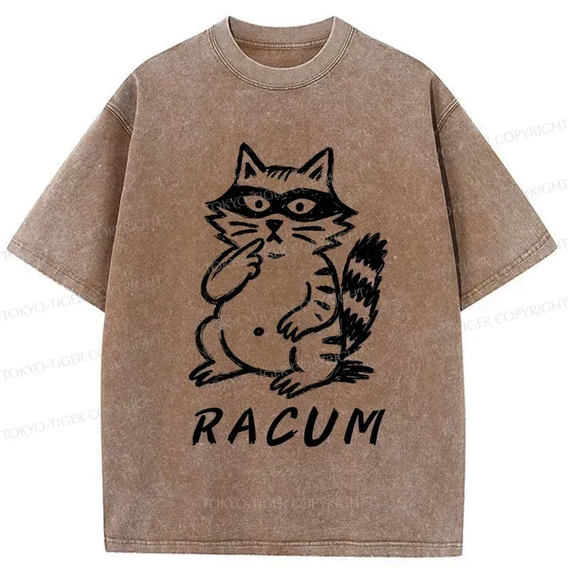 Vintage Japanese Style Washed Cotton T-Shirt