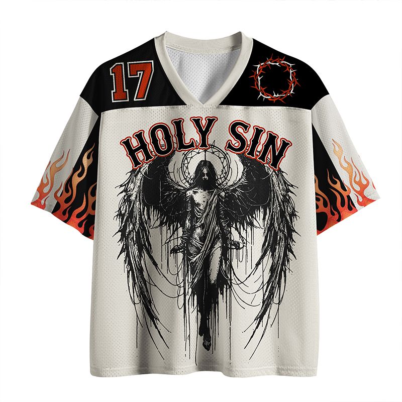 Japanese Style Mesh Jersey on Sale
