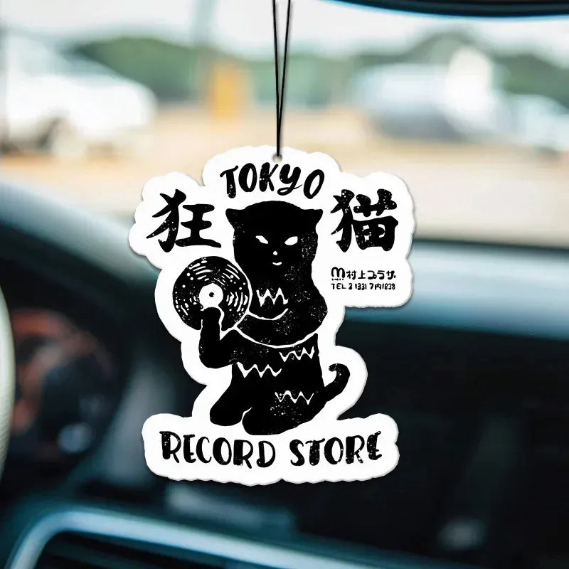 Tokyo Record Store Cat CD Fresh Scent for Car