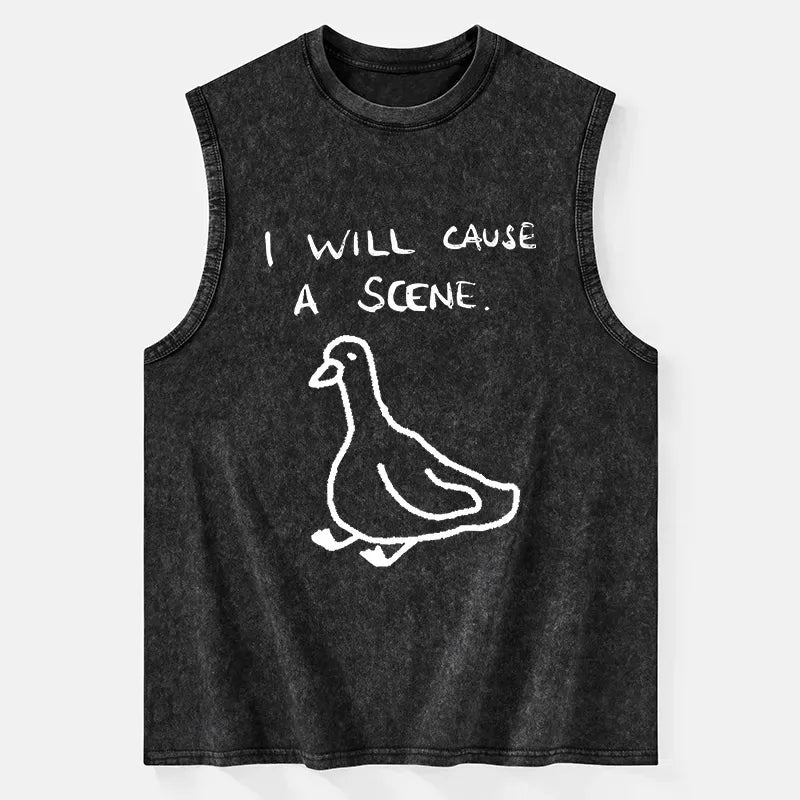 Affordable Japanese Retro Tank for Casual