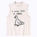 Unisex Washed Tank Top for Summer